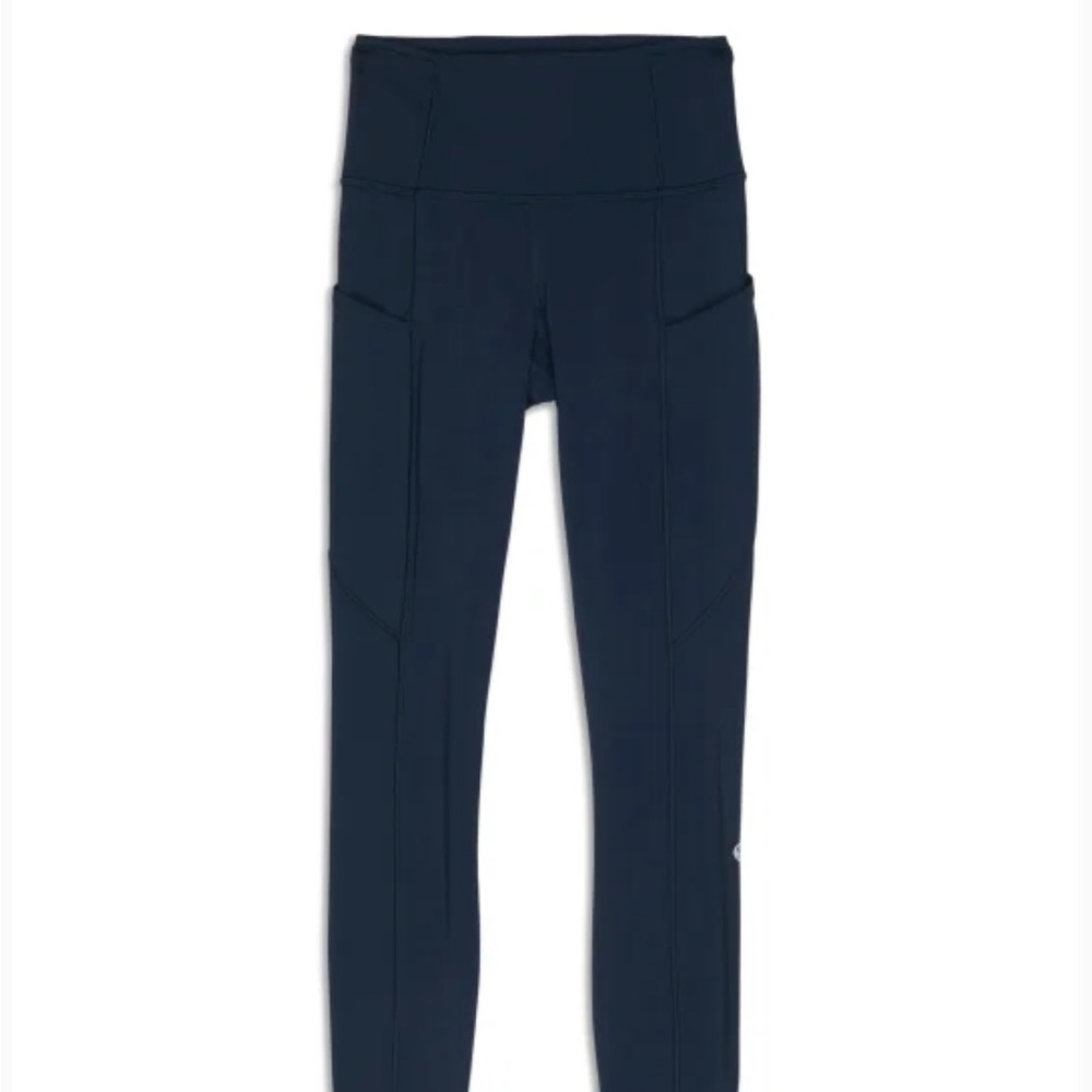 Lululemon Fast and Free 28’ Leggings Navy - Size 4